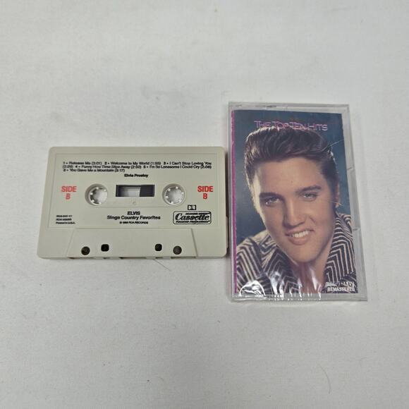 Elvis Presley 6 Cassette Tape Lot Elvis Golden Records Gospel Treasury Top Ten - Picture 4 of 8
